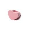 Inima topita 2.0 Pops Flash Jewels inel plastic inima roz